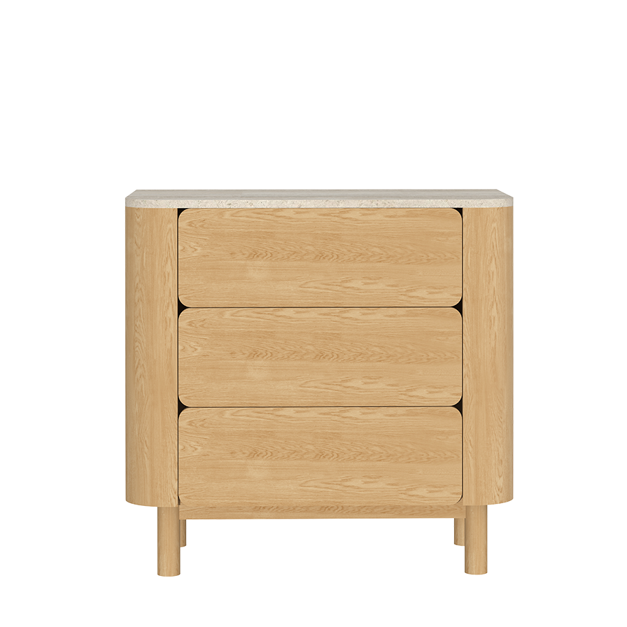 Curutimber 3-Drawer Cabinet